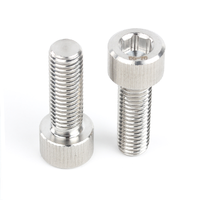 工業(yè)熊D6-70不銹鋼內六角圓柱頭螺釘全牙滾花DIN912